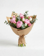 Bouquet Premium de Tulipanes y Peonías