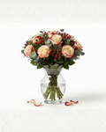 Florero de Rosas Blush