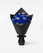 Ramo de 12 Rosas Azules Intensas