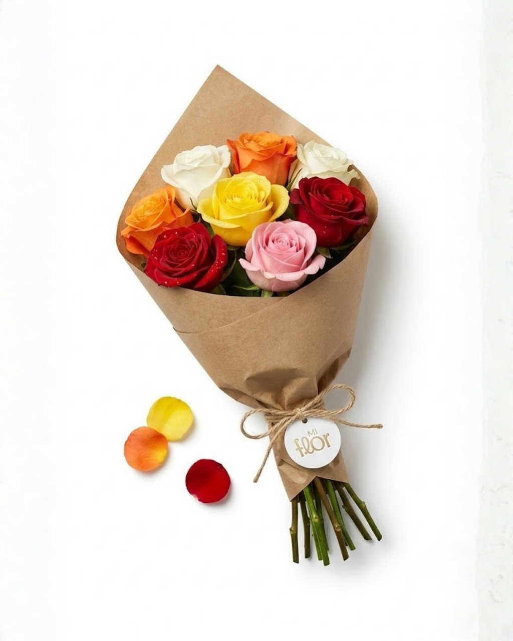Ramo de Rosas Mixtas (8 und.)